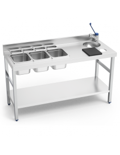 Mesa especial Barman con grifo y cubetas de Fricosmos