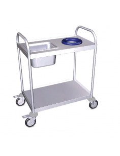 Carro de recogida inox 1035x535 de Fricosmos