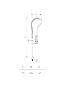 Grifo ducha dos aguas monomando MN inox de Fricosmos 2