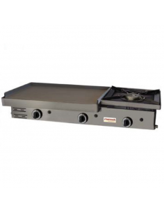 Plancha a gas con fogón PLG-1200/1 de Savemah