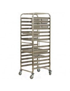 Carro bandejero gastronorm CB-14 GN de Savemah