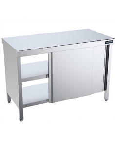 Mesa pasante fondo 700 con puertas de Distform