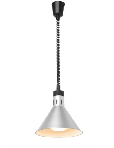 Lámpara por infrarrojos cónica plata de Hendi