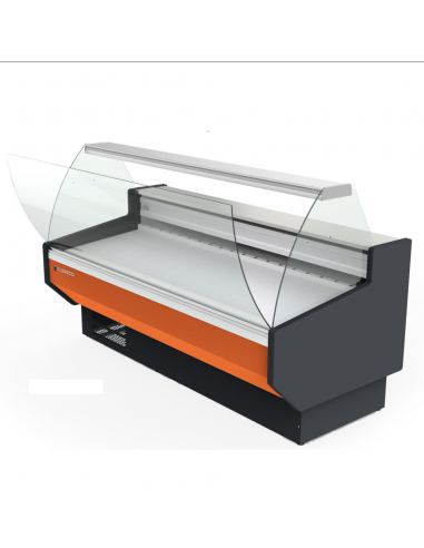 Vitrina expositora curva CVED-9 C de Coreco
