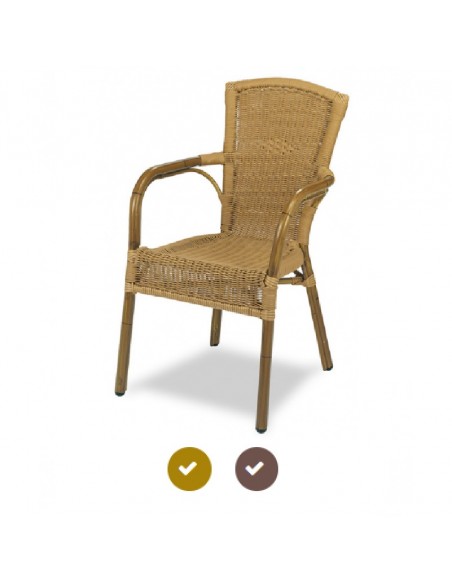 Sillón de aluminio M264 de Muebles Romero