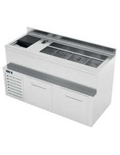 Mueble coctelero refrigerado de 1600 mm de Ideacer