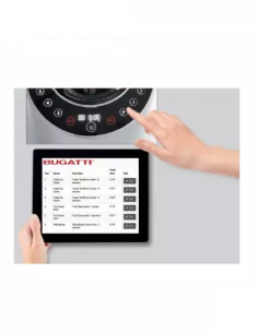 Expositor con display para batidoras BUGATTI de Savemah
