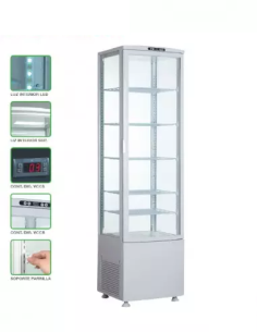 Vitrina expositora refrigerada de 280 L de Savemah