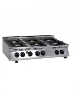 Cocina a gas serie 900 modelo SV 912 PCGBI-T de Savemah