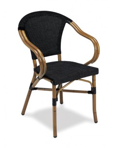 Sillón de aluminio y textiline M287 de Muebles Romero