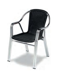 Sillón de aluminio y médula sintética M284 de Muebles Romero 2