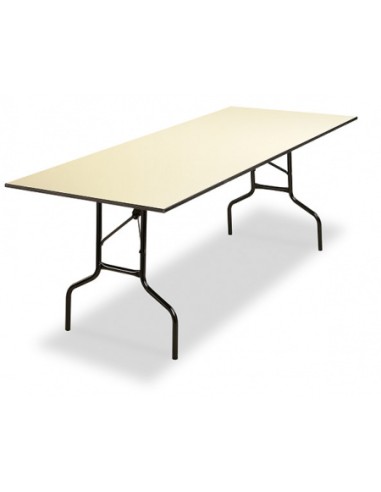 Mesa plegable rectangular de tubo acerado M312 de M. Romero