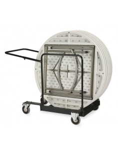 Carro para mesas redondas plegables M950 de Muebles Romero