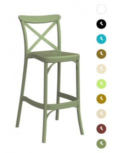 Taburete de polipropileno M5123 de Muebles Romero