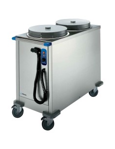 Carro caliente dispensador de platos CPC2-34 de Edenox