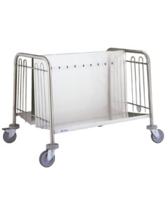 Carro doble para transporte platos CP-300 de Edenox