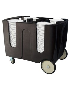 Carro portaplatos con pozo ajustable CPPAM-1832 de Edenox 2