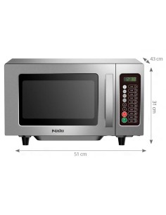 Microondas digital 25 L 1000 W 2