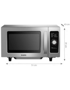 Microondas manual 25 L 1000 W 2