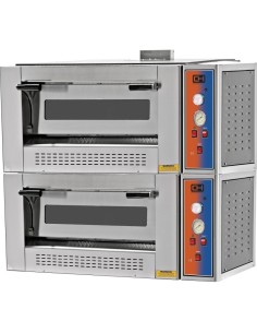 Hornos de pizza a gas dobles EMP