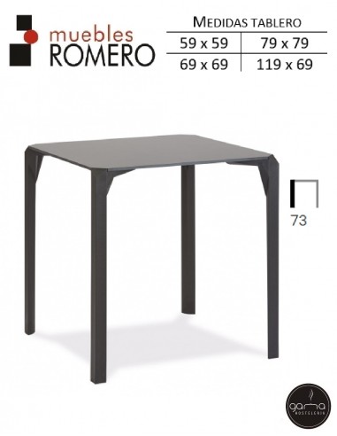 Mesa de poliamida V3 ARTZ negra de M. Romero